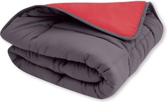 HOME MAISON Edredón reversible bicolor de microfibra 400gr/m²