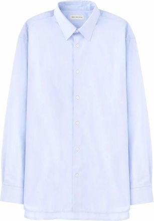 Dries Van Noten M.w. Shirt - Heren - Zakelijke Overhemden - Blauw - M - Overhemden