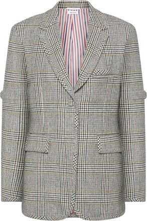 Thom Browne Blazer Hunting in tweed - Nero