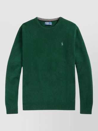 Ralph Lauren logo crew neck sweatshirt long sleeves ribbed