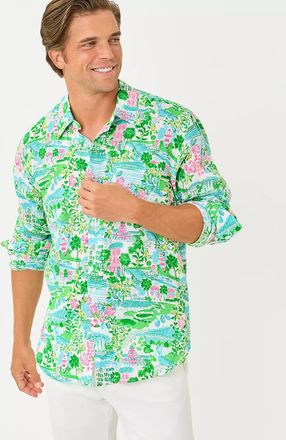 Lilly Pulitzer Mens Stuff Addison Button Down Shirt