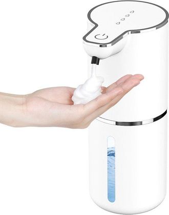 OEM Dispensador Autom&aacute;tico De Jab&oacute;n Con Sensor, 350 Ml, Espuma, Recargable Por Usb Con Sensor De Movimiento Infrarrojo, Port&aacute;til, Ajustable, Negro