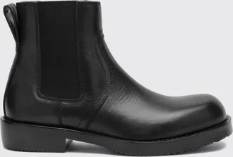 Dries Van Noten Smooth Calfskin Leather Chelsea Boots with Rubber Sole