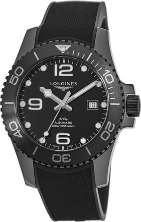 Longines HydroConquest Automatic Black Dial Rubber Strap Mens Watch L3.784.4.56.9