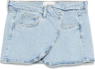 Coperni Denim Mini Rok - Dames - Spijkerrokken - Blauw - M - Denim - Rokken