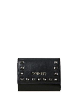 Twin-Set logo wallet - Black