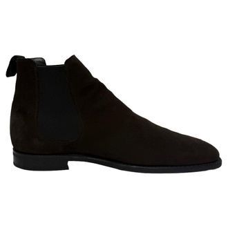Churchs Chelsea Ankle Boots in Brown Suede
