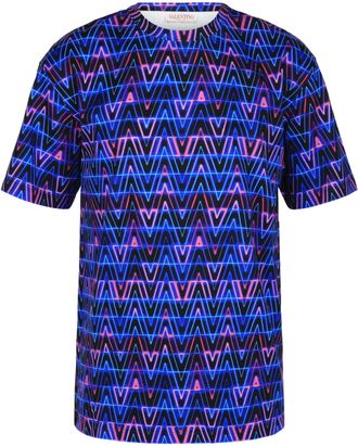 Valentino Neon V Optical T-Shirt