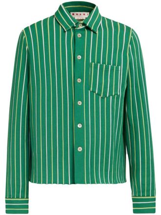 Marni Camicia a righe - Verde
