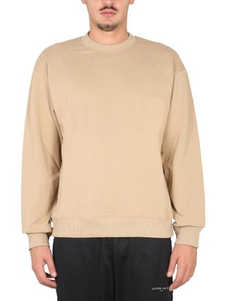 Ih Nom Uh Nit Logo-Print Crewneck Sweatshirt - Beige