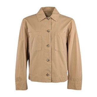 Woolrich Light Jackets, female, Beige, Size: XS Pocket Jacket
