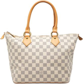 Louis Vuitton 2007 Damier Azur Saleya handtas - Wit