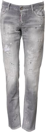 Dsquared2 Dsquared² Washed Mid Waist Tapered blue Womens Jeans