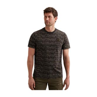 PME Legend Short sleeve r-neck slub jersey - Heren - Tops - Paars - Maat: 3XL Jersey