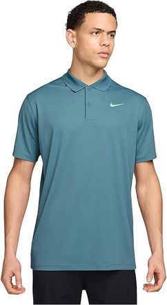 Nike Dri-FIT Victory Solid Golf Polo Mens Clothing Smokey Blue/Mint Foam : 2XL, Polyester