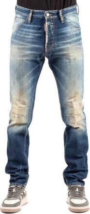Dsquared2 Gedragen Denim Jeans - Heren - Slim Fit Jeans - Blauw - L - Denim - Jeans