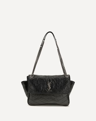 Saint Laurent Borsa a Spalla Niki Tripouch in pelle Woman UNI