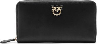 Pinko Ryder Leather Zip Around Wallet