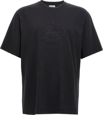 Burberry Mens Logo Embroidery T-Shirt