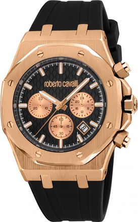 Roberto Cavalli RC5G161P0035 Mens Logomania Watch - Rose Gold - One Size