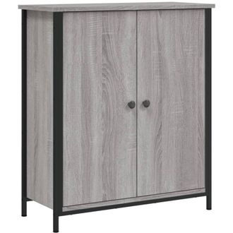 vidaXL Aparador De Madera De Ingenier&iacute;a Gris Sonoma 70x30x80 Cm Vidaxl