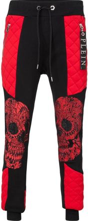 Philipp Plein Powerful twin troubles Joggingbroek - Heren - Sweatpants - Rood - 2XL - Broeken