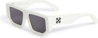 Off-white Sunglasses Geometric Full Rim, Black Frame And Dark Grey Lens Oeri13Fvancouver1007