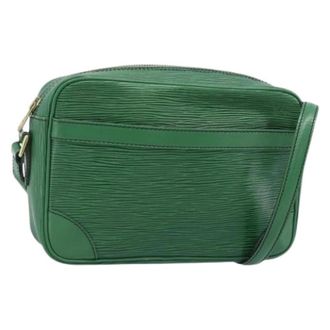 Louis Vuitton Pre-owned Crossbody Bag - Dames - Pre-owned - Groen - Maat: ONE Size Leer