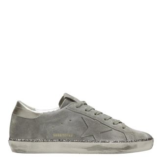 Golden Goose Sneakers, female, Gray, Size: 10 US Super-Star Sneakers