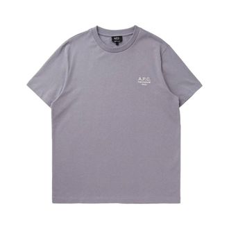A.P.C. Standard Rue Madame T-Shirt - male - A.P.C. - T-Shirts - Purple - S - Tops