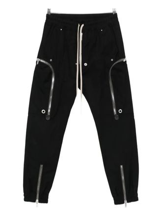 Rick Owens Bauhaus zip-detail trousers - Nero