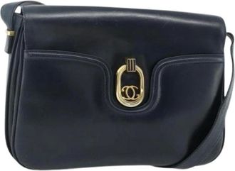 Gucci Pre-owned Cross Body Bags, female, Blue, Size: ONE SIZE Pre-owned Vintage Shoulder Bag