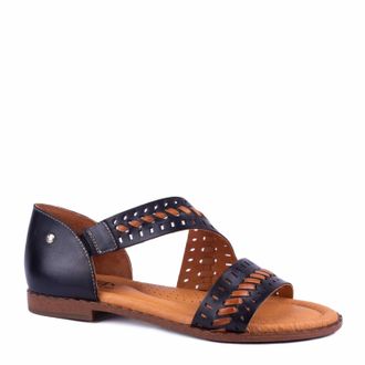 Pikolinos Womens Algar Flat Sandal In Black