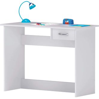 M&S Collection Escritorio Juvenil Dormitorio Estudio Color Blanco 101x77x50 Cm