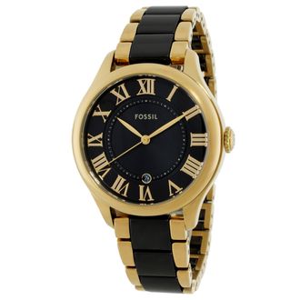 Fossil Gilmore Quartz Black Dial Ladies Watch CE1132
