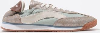 Bimba & Lola Suede & Nylon Elastic Sneakers in Silver at Nordstrom, Size 35
