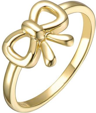 Rachel Glauber 14K Plated Bow Ring