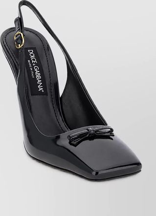 Dolce & Gabbana leather slingback mules