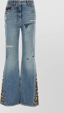 Valentino Garavani denim flared trousers
