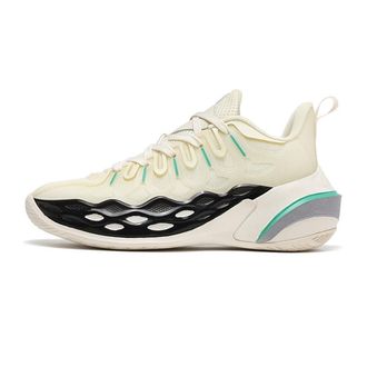 Generic Mens Basketball Shoes are Non Slip Wear-Resistant Shock-Absorbing Rebound Grip Sports Training Boots Walking Shoes(Beige,8.5 UK)