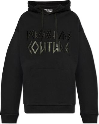 Versace Jeans Couture Hoodie - Heren - Hoodies - Zwart - S - Katoen - Hoodies & sweatvesten