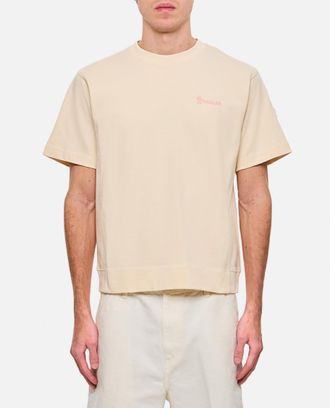 Moncler Beige Crew-neck T-shirt