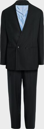 Giorgio Armani Men & apos;s Upton Double-Breasted Suit