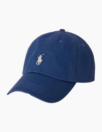 Polo Ralph Lauren Mens Polo Ralph Lauren Twill Sport Cap 507 Dusty Azure - Navy - Size: ONE size