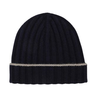 Brunello Cucinelli Beanies - unisex - Hoeden - Blauw - M - Accessoires