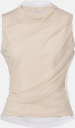 Dorothee Schumacher Draped tulle top