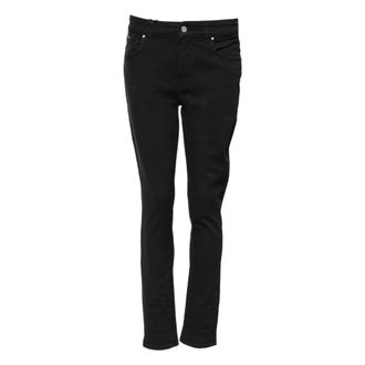 Dolce & Gabbana Zwarte Skinny Mid Waist Denim Jeans - Dames - Skinny Jeans - Zwart - M - Denim - Jeans