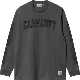 Carhartt Work in Progress L/S Camo Snake T-Shirt Black I036387-89-GD