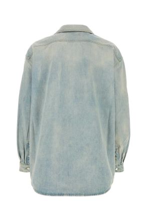 1989 STUDIO S03ucc003den001 6100 Light Blue Exterior: Cotton Camicie Shirt
