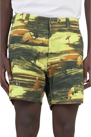 ERL Zuur Zonsondergang Shorts in Acid Sunset - Heren - Korte Broeken - Veelkleurig - L - Korte Broeken